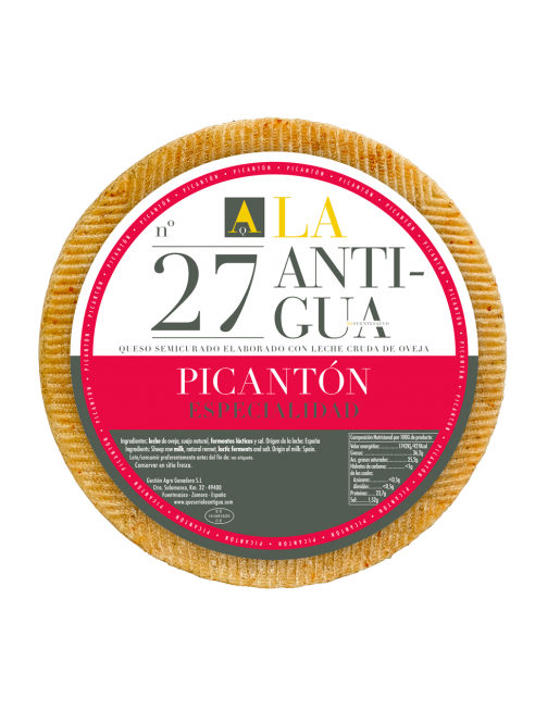 La Antigua Queso Curado Picante