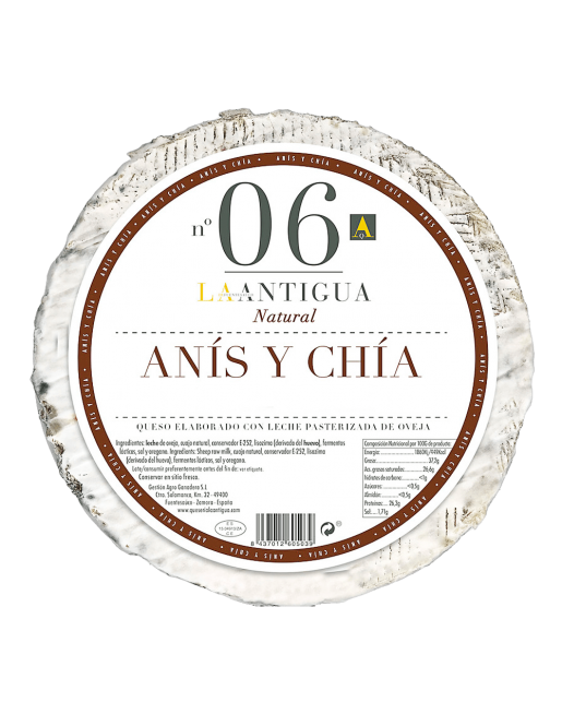 La Antigua Queso con Anís y Chia