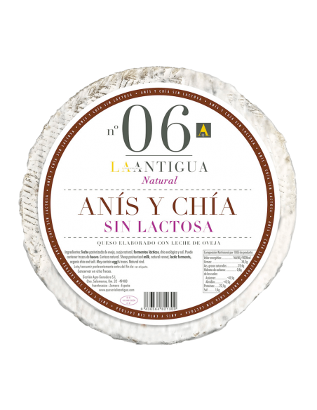 La Antigua con Anís y Chia Sin Lactosa