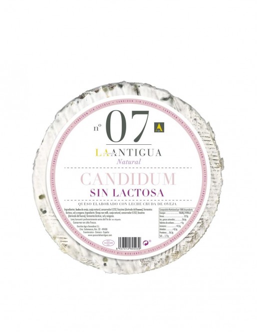 La Antigua Queso de oveja semicurado candidum sin lactosa