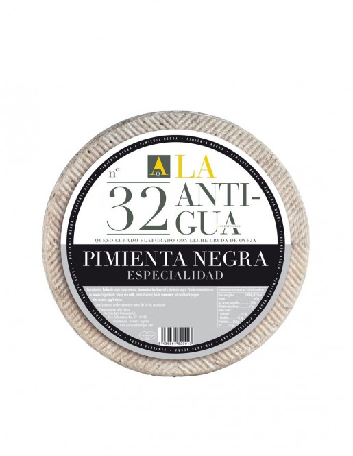 La Antigua Queso de oveja curado con pimienta negra