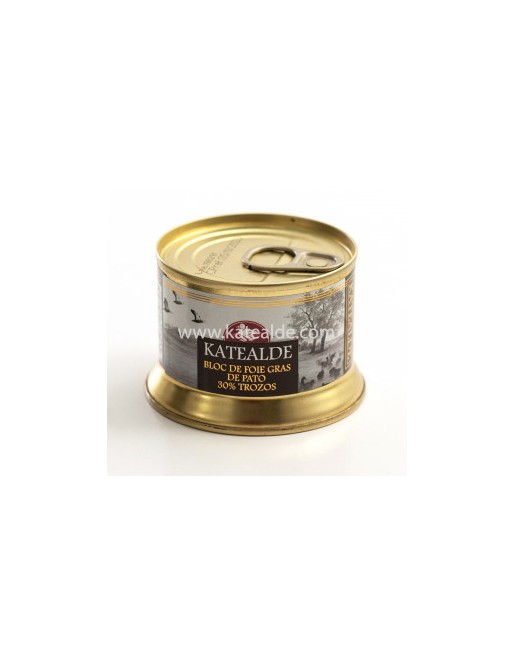 KATEALDE Bloc de foie gras de pato con trozos 130g