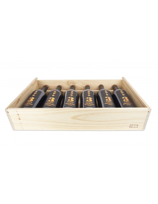 3 ASES CRIANZA CAJA DE MADERA 75 CL.