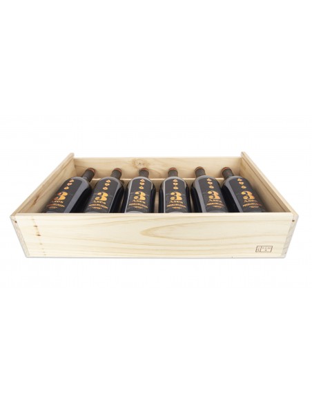 3 ASES CRIANZA CAJA DE MADERA 75 CL.