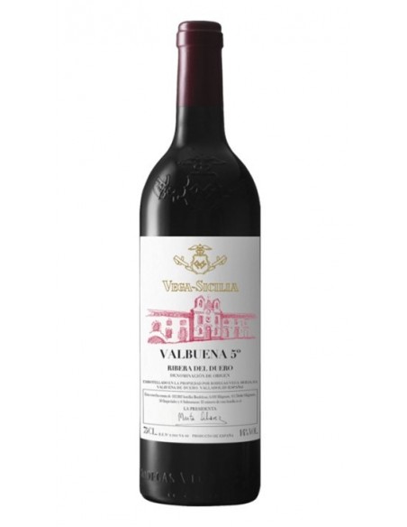 VALBUENA 5º AÑO 2016 ESTUCHE MADERA 3 BOTELLAS 75 CL