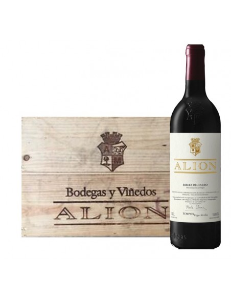 ALIÓN 2017 CAJA MADERA 6 BOTELLAS 75 CL.